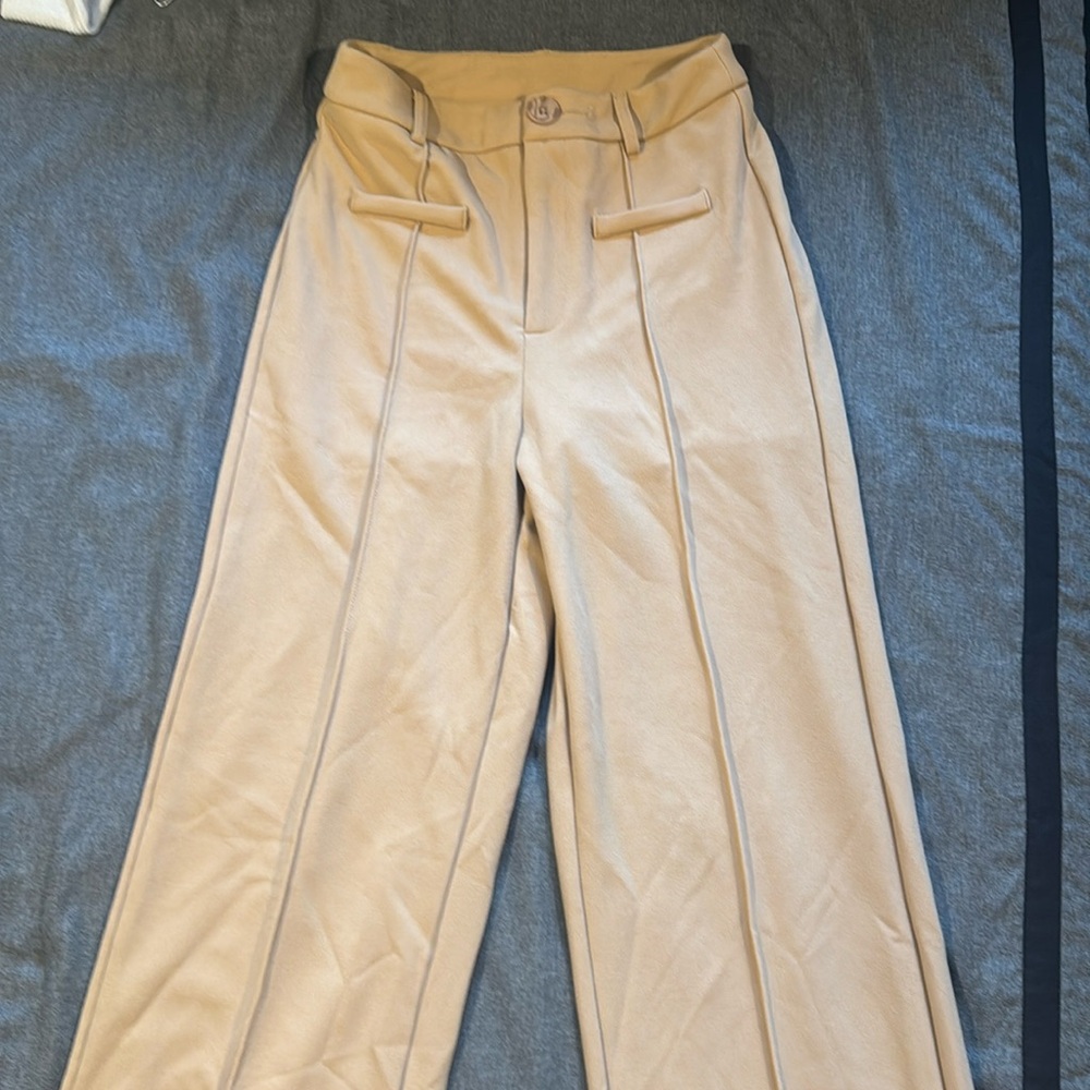 SHEIN pants. Tan color. Size 0. Wide leg